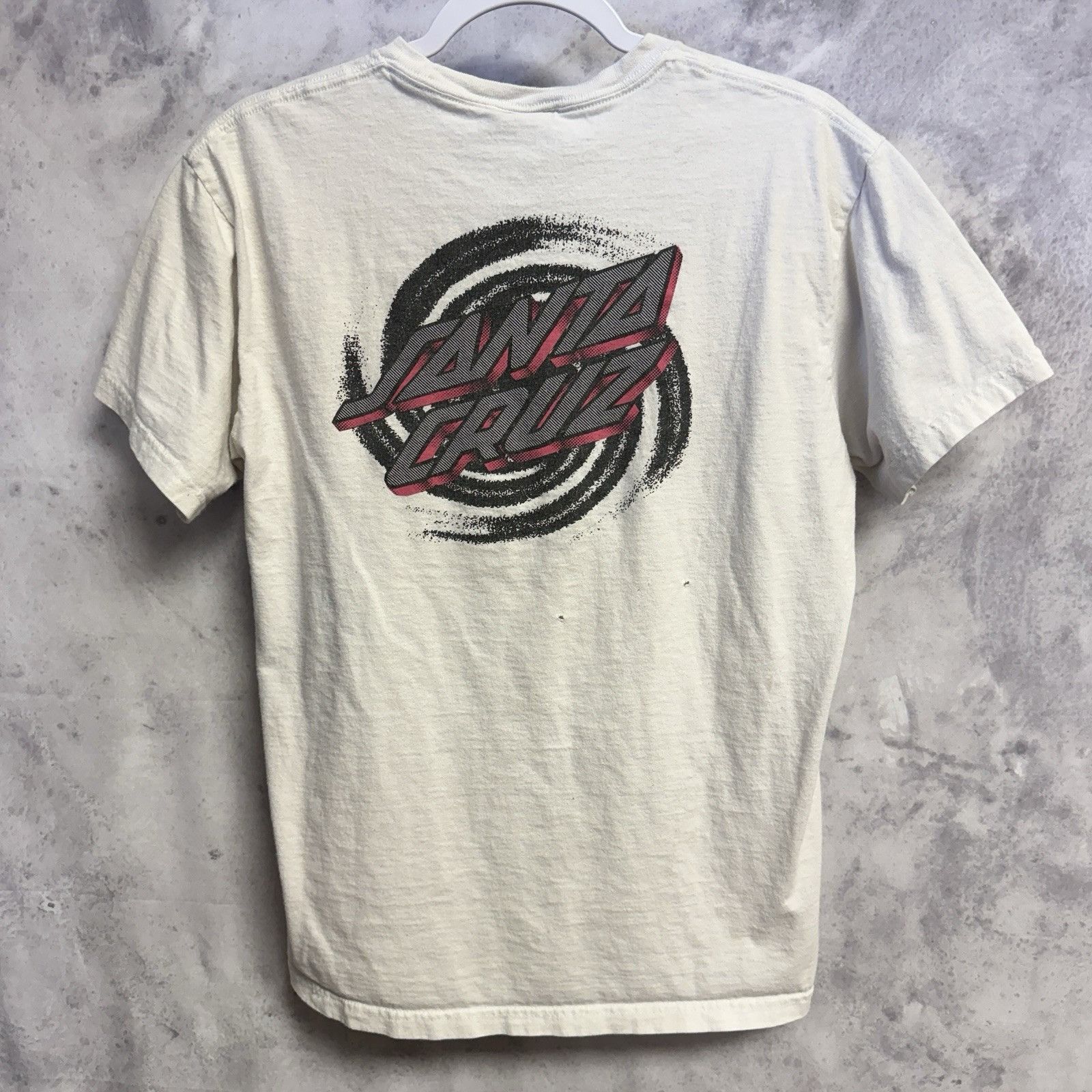 Santa Cruz Skateboards Vintage 90s Santa Cruz Skateboards NHS T Shirt Men’s White Size US M / EU 48-50 / 2 - 1 Thumbnail