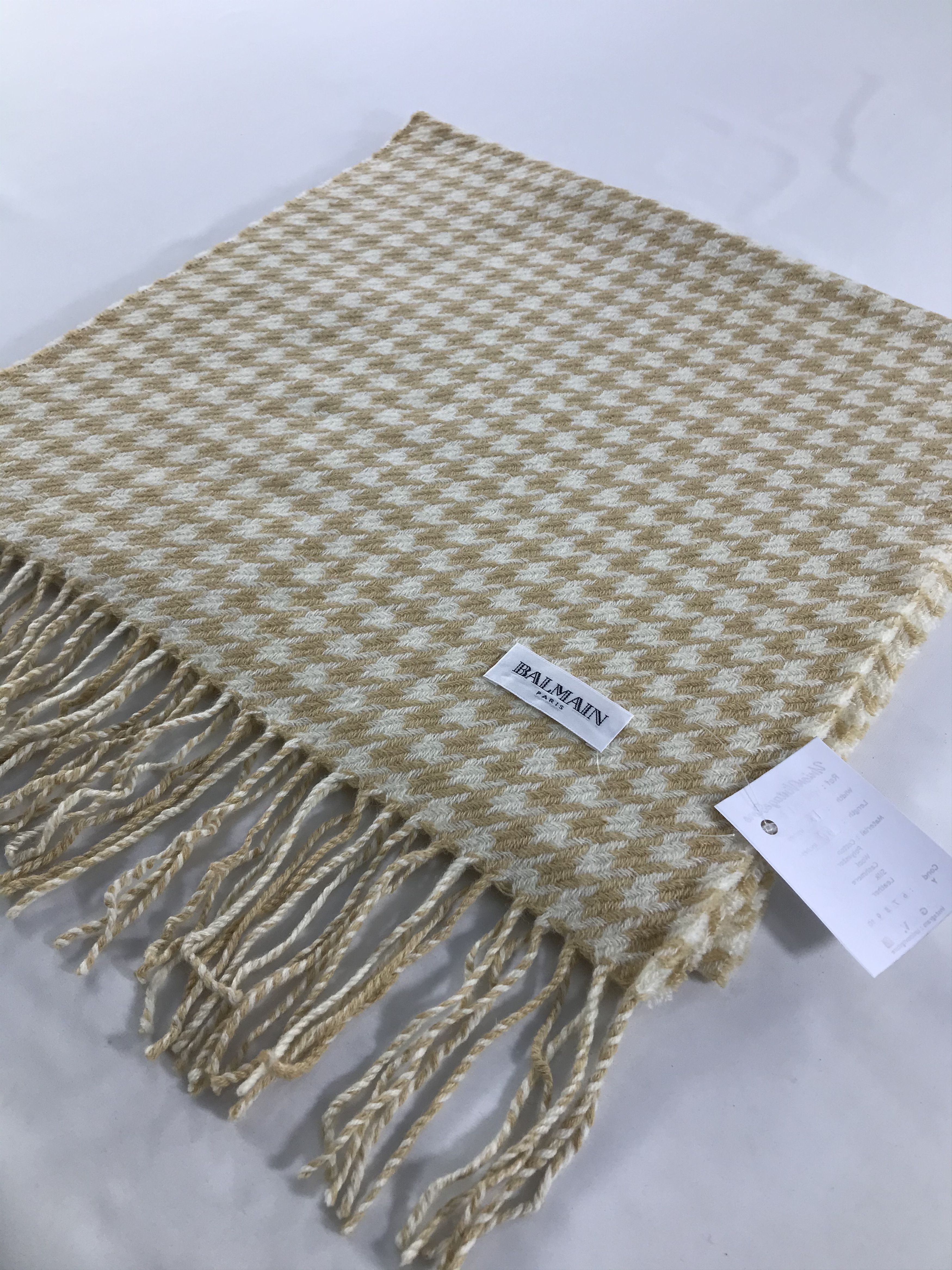 Vintage Balmain Scarf / Muffler / Neckwear - WW2917 Size ONE SIZE - 3 Thumbnail