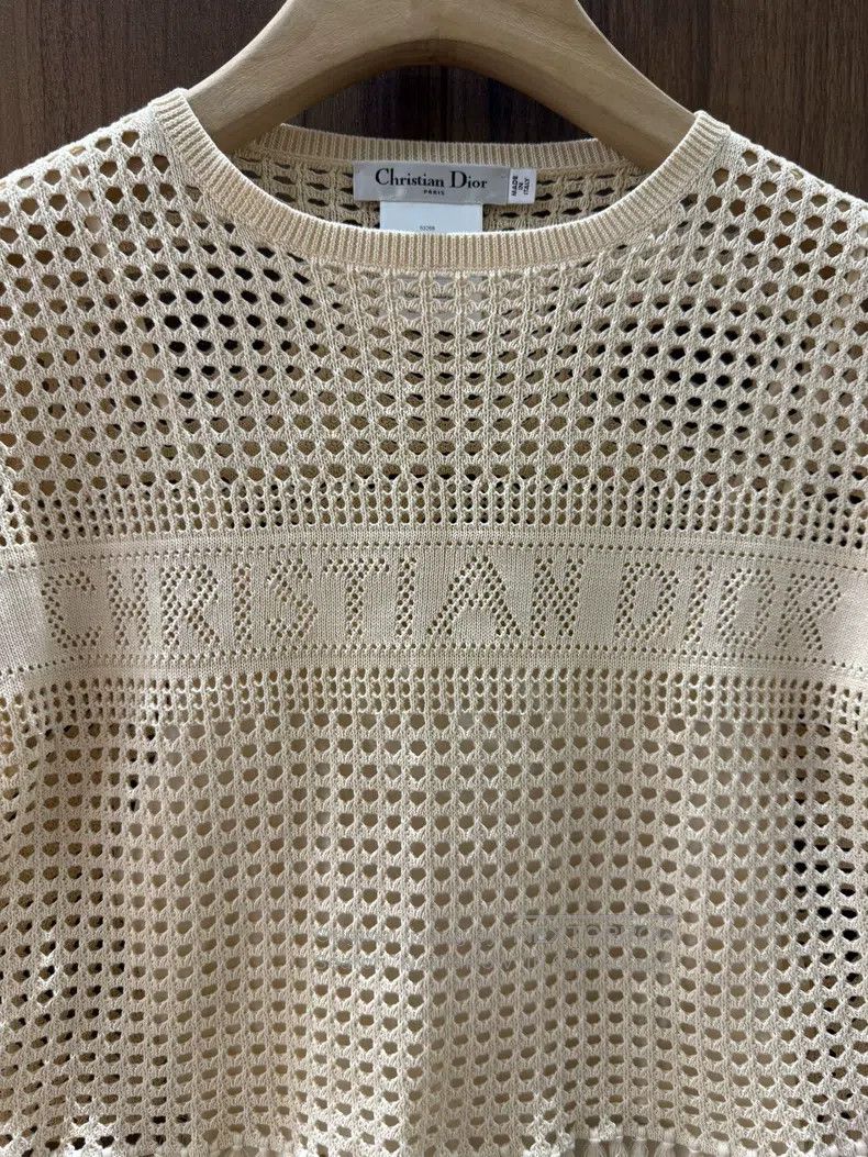 Dior Dior Hollow-out knitting sweater Size XXS / US 00 / IT 34 - 3 Thumbnail
