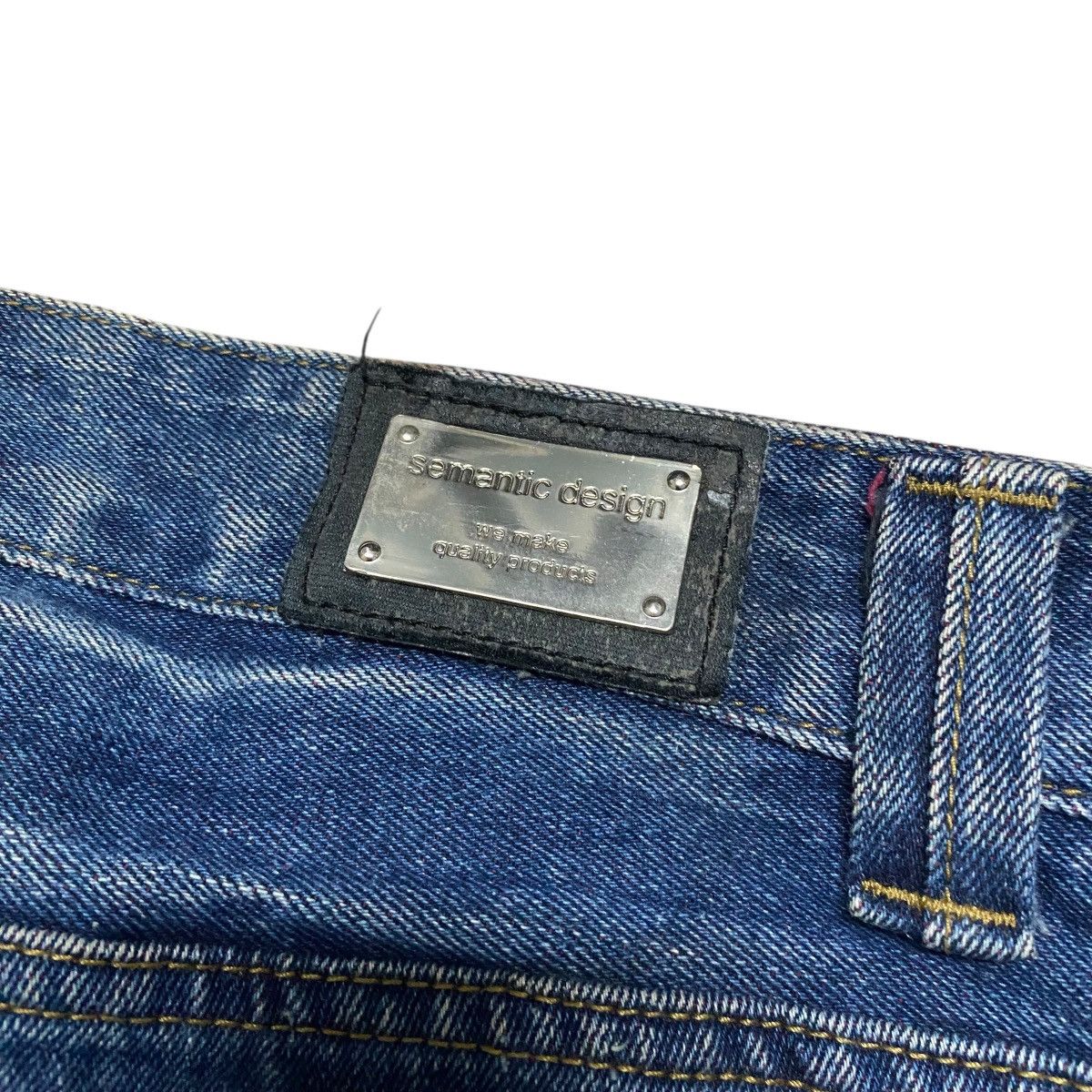 semanticdesign Semantic Design Denim Flare Jeans Distressed Size US 33 - 12 Thumbnail