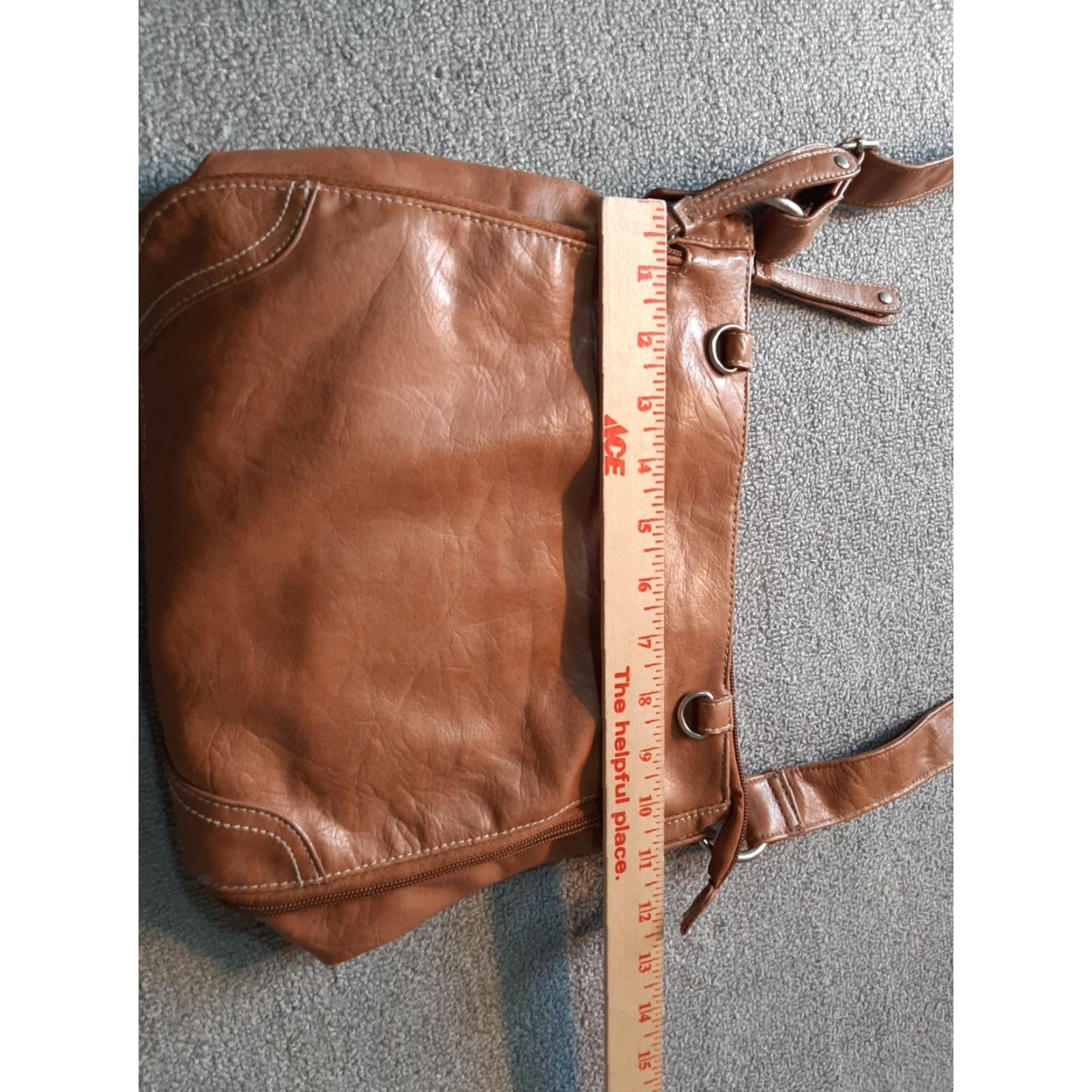 Kenneth Cole KENNETH COLE Unlisted Women’s Evening Bag Brown Purse 11x8x4 PVC Handbag Medium Ladies Womens Bag Size ONE SIZE - 2 Thumbnail