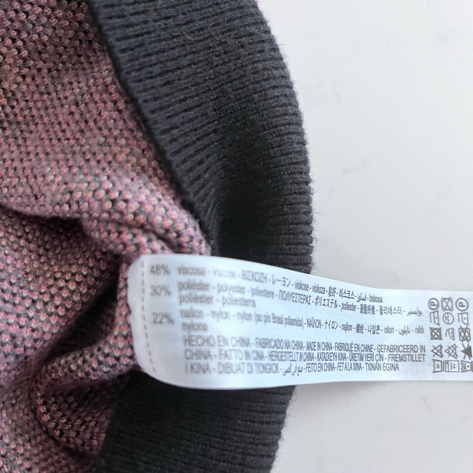 Zara Zara Black Pink Floral Jacquard Knit Cardigan Sweater Size S / US 4 / IT 40 - 7 Thumbnail