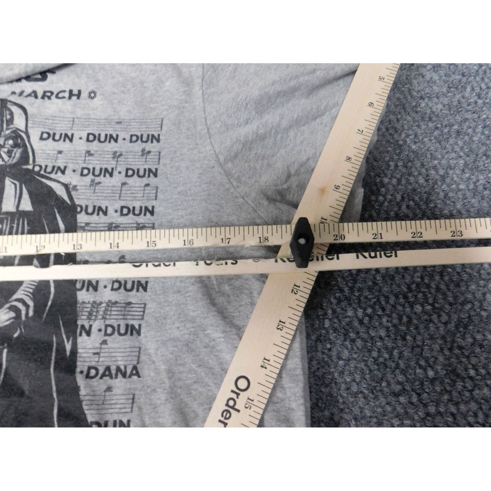 Star Wars Star Wars Mens Shirt T-Shirt Gray Medium Crew Neck Short Sleeve Logo Breathable Knit Cotton Regular Star Wars Theme Size US M / EU 48-50 / 2 - 5 Thumbnail