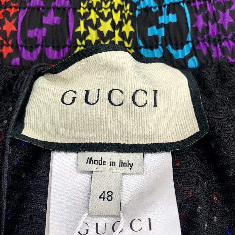 Gucci GucciColor logo printed full-printed drawstring casual shor Size US 32 / EU 48 - 5 Thumbnail