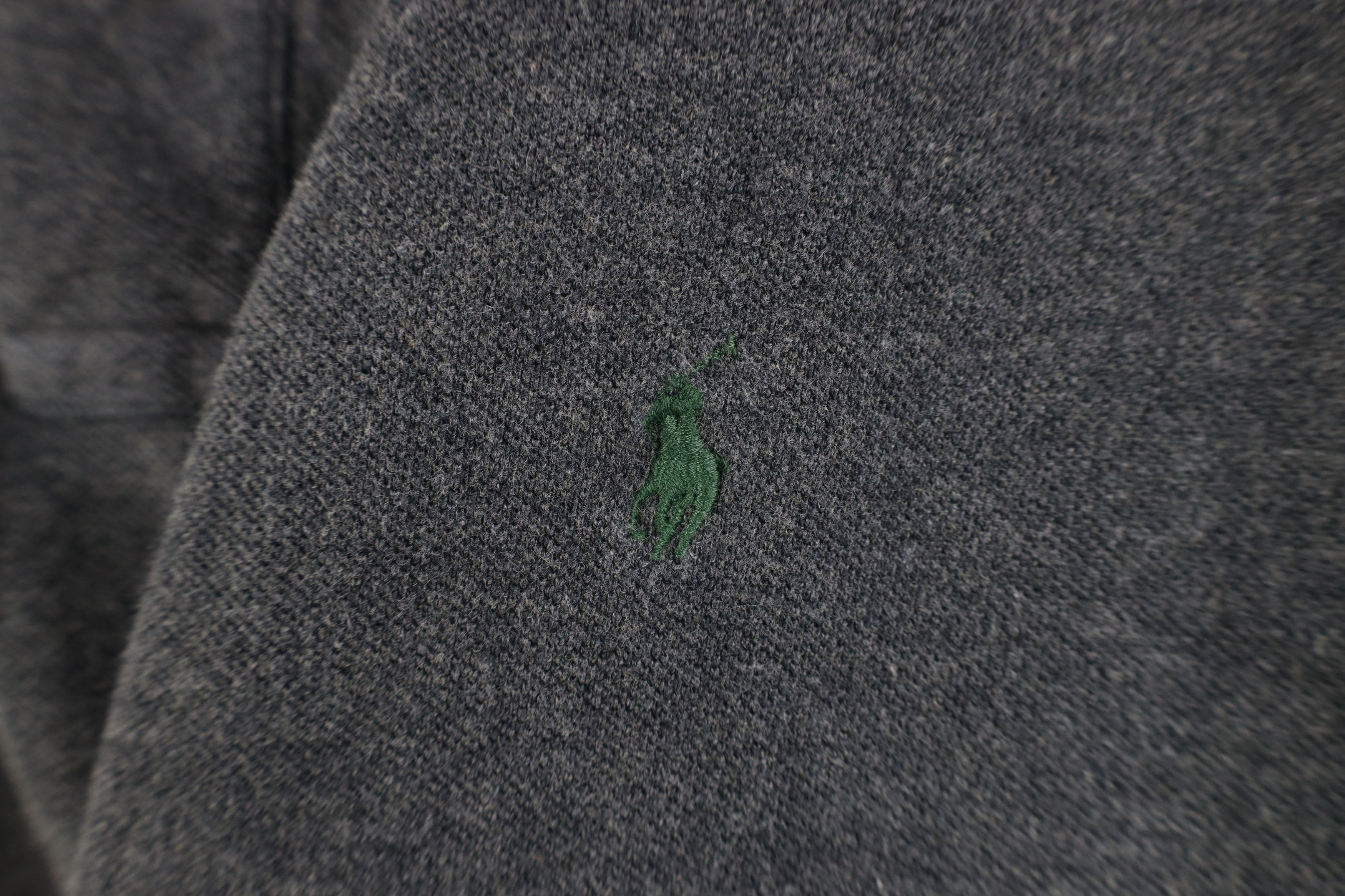 Polo Ralph Lauren Vintage 90s Ralph Lauren Long Sleeve Rugby Polo Shirt Gray Size US L / EU 52-54 / 3 - 4 Thumbnail