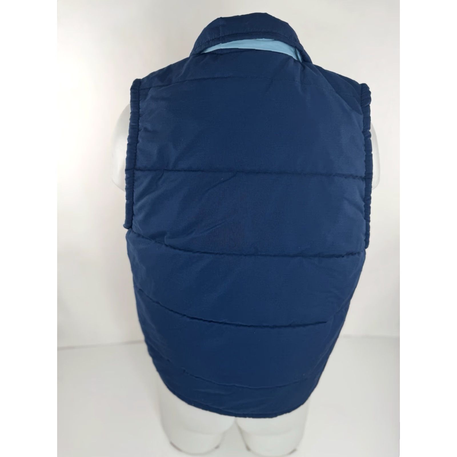 Vintage TOM CAT Vest Men L Quilted Blue Nine Lives Longley Vintage Ranch Field Chore L Longley Quilted Vest Size US L / EU 52-54 / 3 - 3 Thumbnail