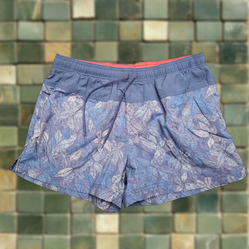 Vintage Columbia Shorts Womens M Blue 100% Nylon Performance Fishing Beach Outdoor Casual Pockets Drawstring Front Flat Front Size 32" / US 10 / IT 46 - 1 Thumbnail