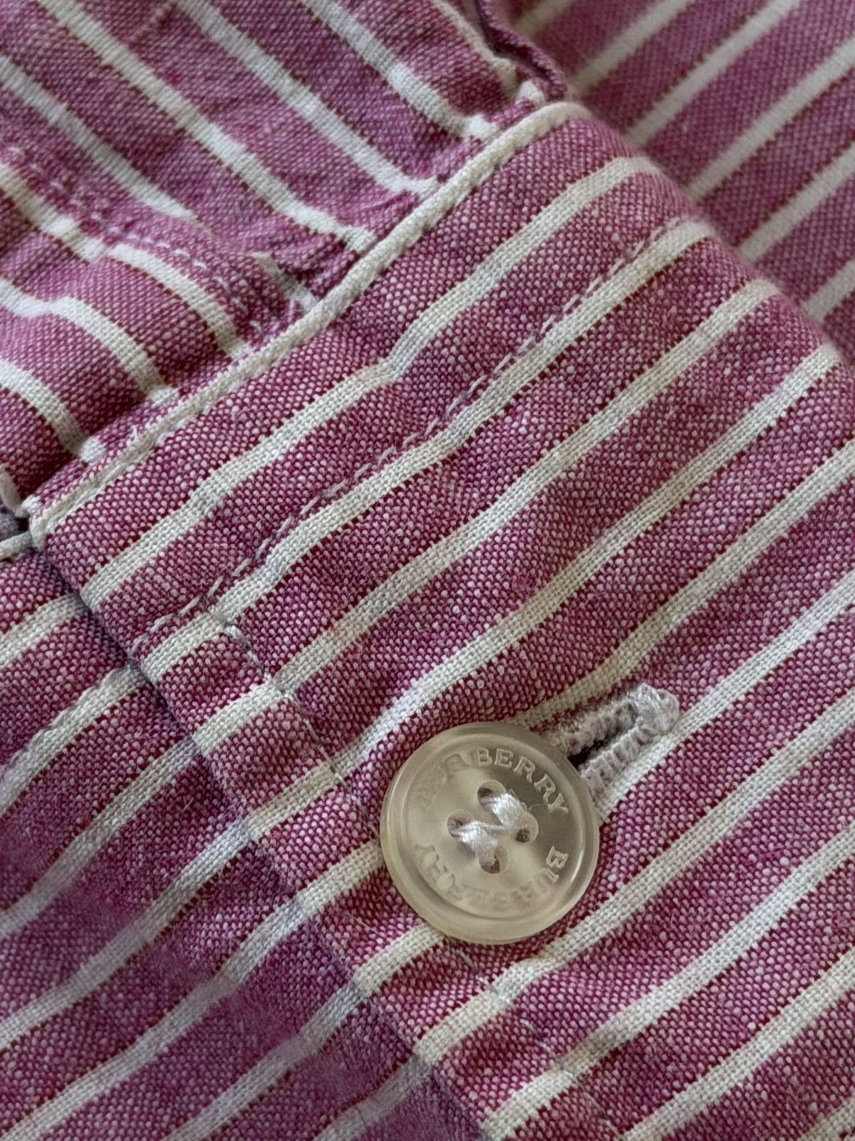 Burberry ‼️Archival Burberry OldMoney Premium Luxury Cell Logo Shirt‼️ Size US XL / EU 56 / 4 - 17 Thumbnail