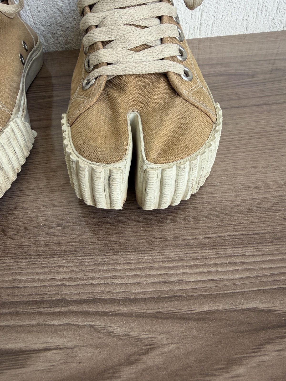 Maison Margiela Tabi canvas sneakers Size US 5.5 / IT 35.5 - 5 Thumbnail