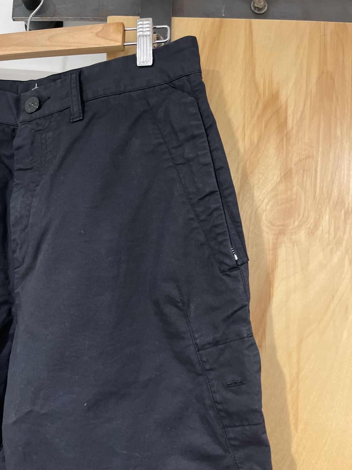 Stone Island Shadow Project SISP Ghost Black Cotton Pants Size US 30 / EU 46 - 4 Thumbnail
