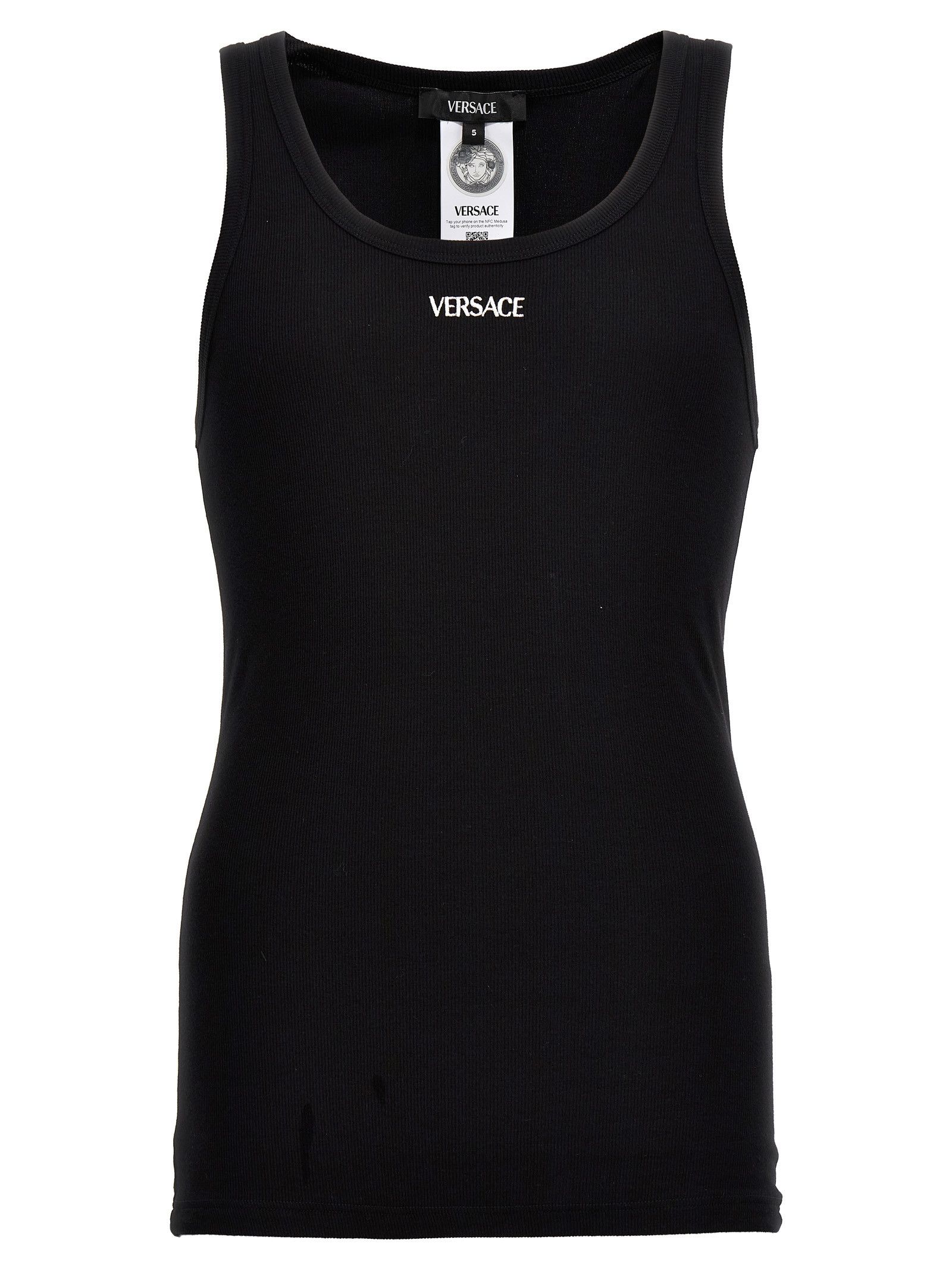 Versace Logo Embroidery Tank Top Size US XL / EU 56 / 4 - 1 Thumbnail