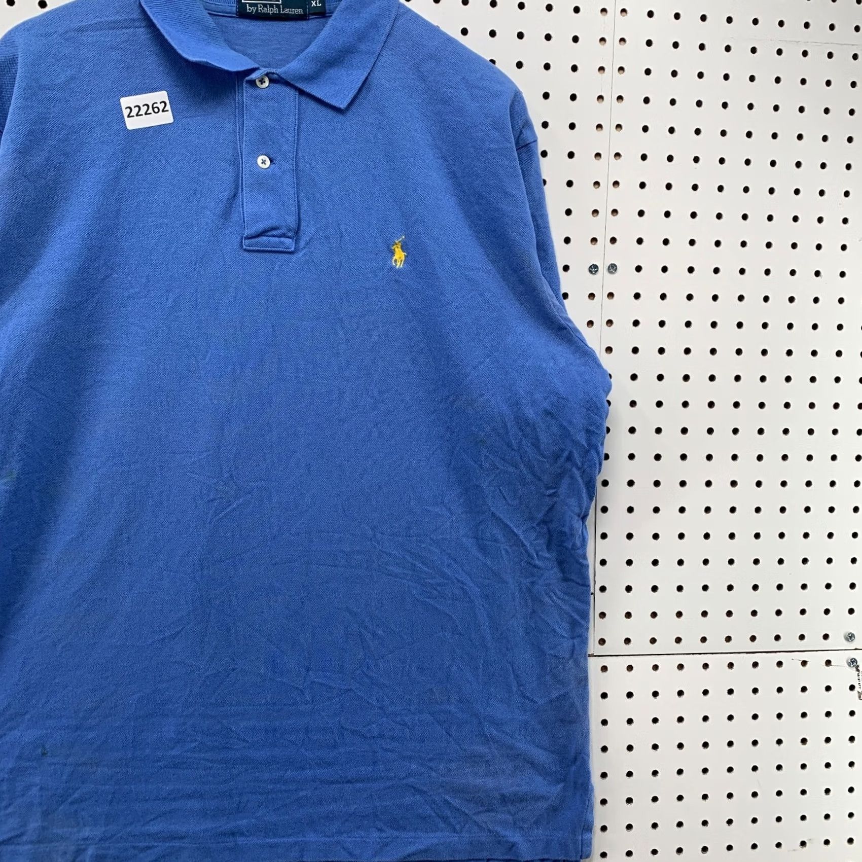 Ralph Lauren Ralph Lauren Shirt Mens XL Blue Polo Yellow Pony 25x31 Casual Collared Size US XL / EU 56 / 4 - 4 Thumbnail