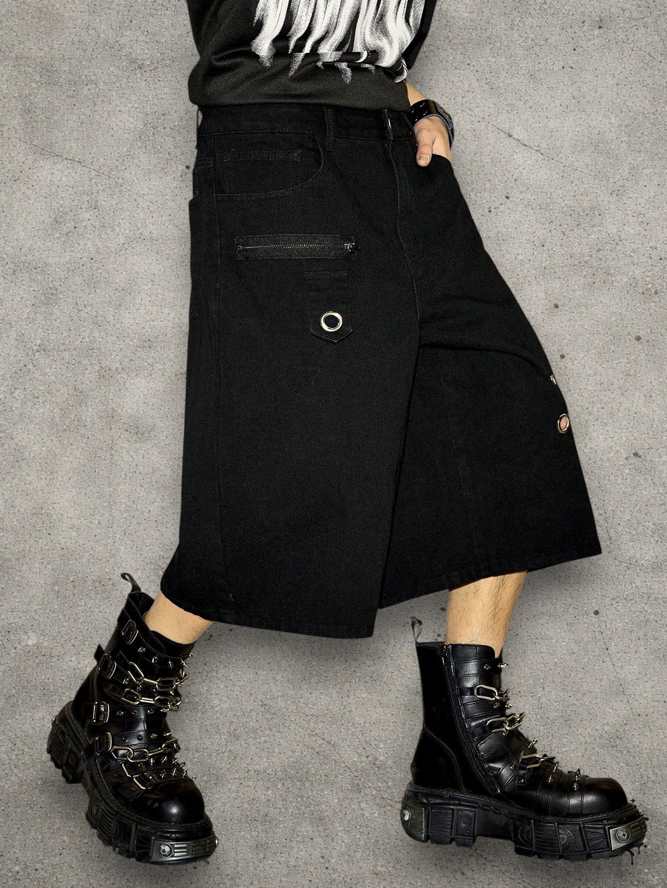 Japanese Brand Opium grunge shorts Size US 34 / EU 50 - 3 Thumbnail