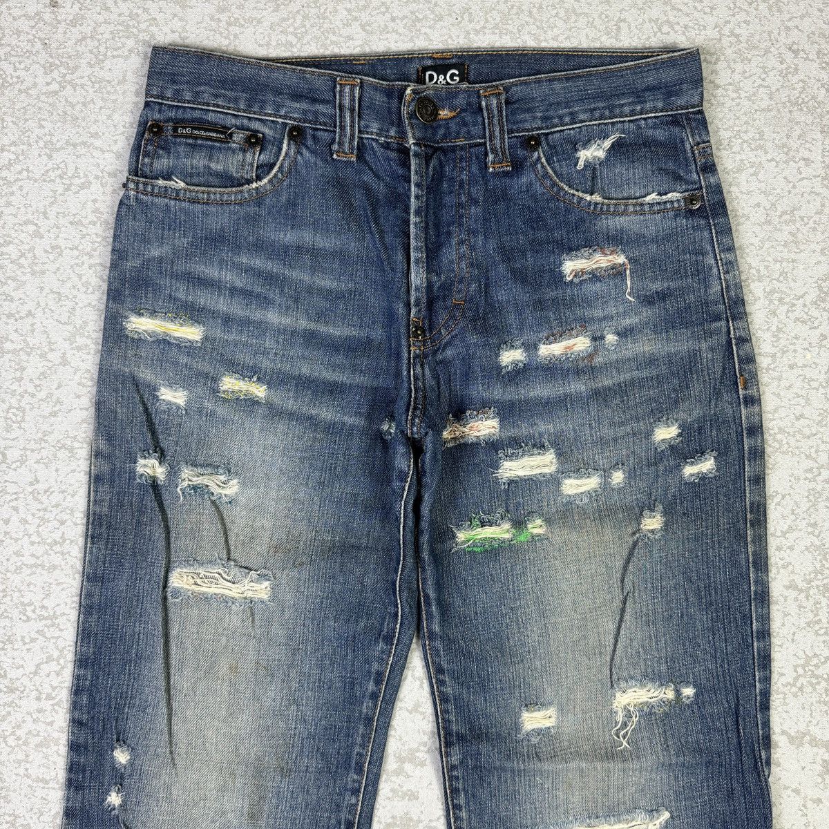 Dolce & Gabbana Dolce & Gabbana Distressed Denim Size US 28 / EU 44 - 3 Thumbnail