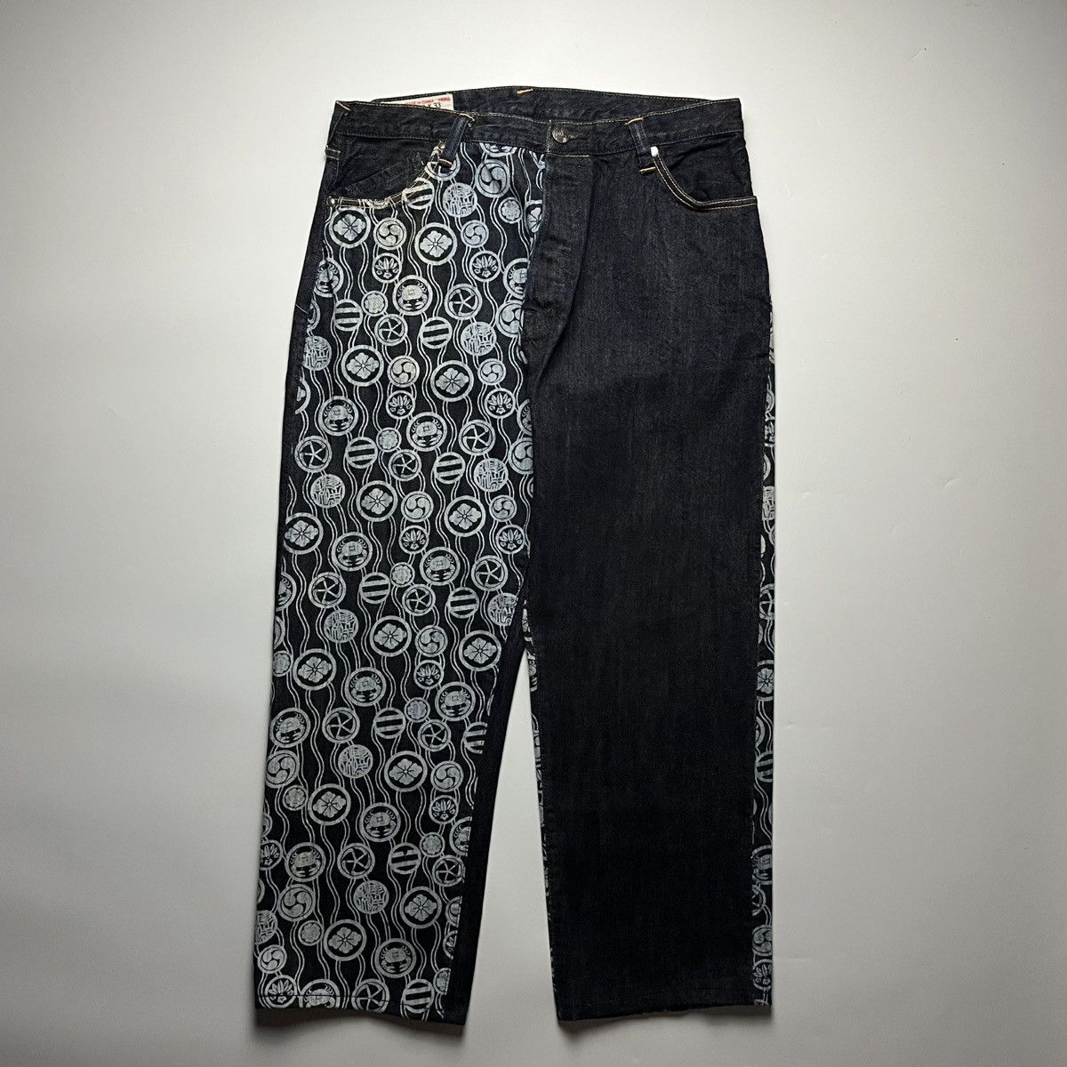 Evisu Yamane Industries - Evisu Split-Leg Selvedge Denim Jeans Size US 36 / EU 52 - 2 Thumbnail