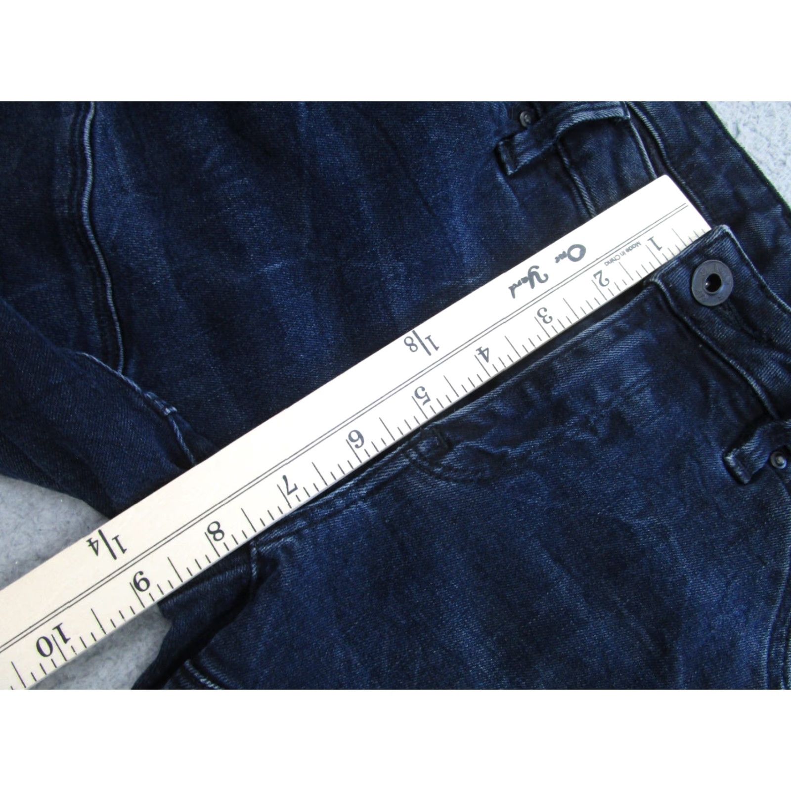 G-Star G-Star Jeans Womens 28 Blue 5620 Custom Mid Skinny Tapered Moto Stacked Jeans Size 28" / US 6 / IT 42 - 6 Thumbnail