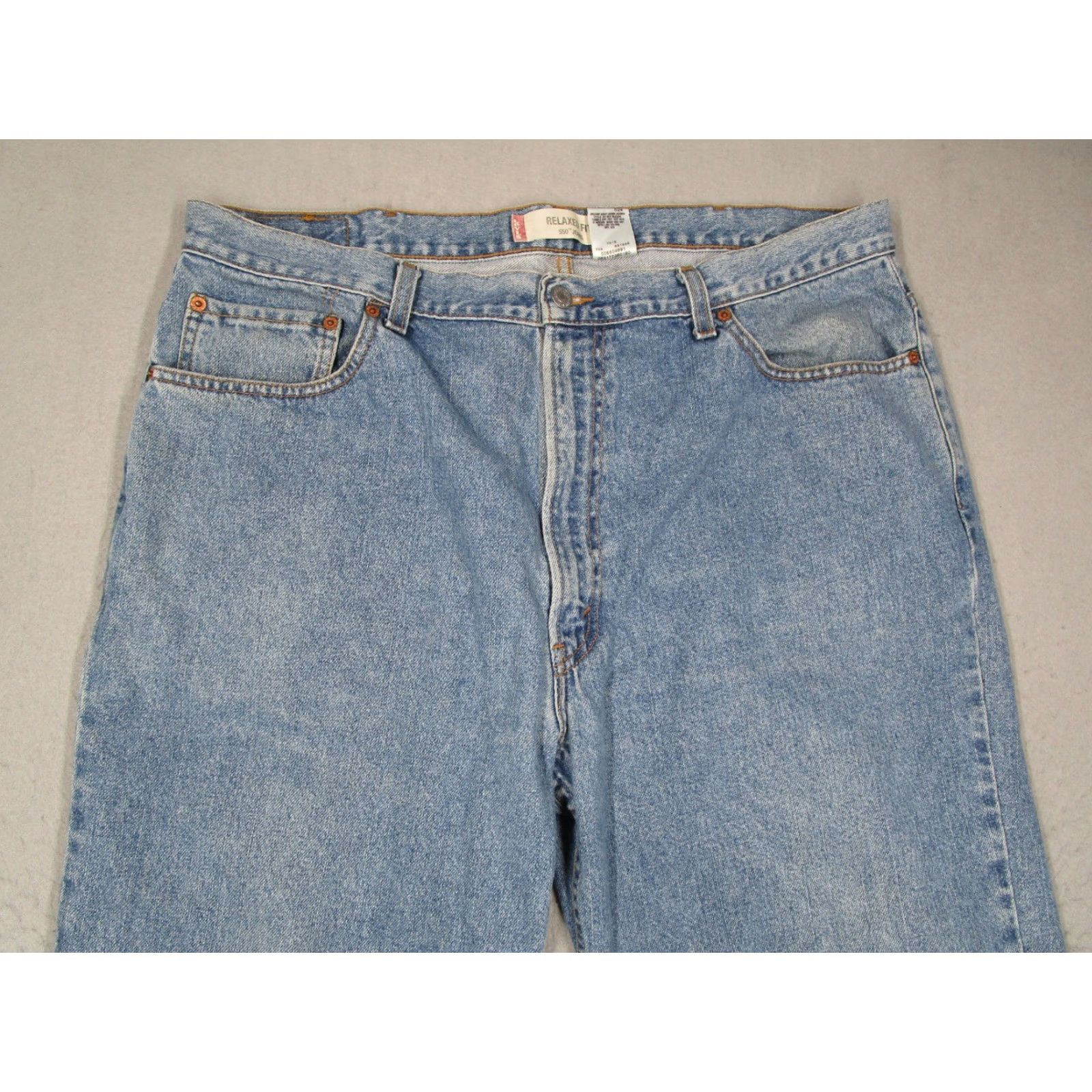 Levi's VINTAGE Levi's Jeans Mens 42 Relaxed Fit Denim 90s Baggy Straight Leg Blue Classic Size US 42 / EU 58 - 2 Thumbnail