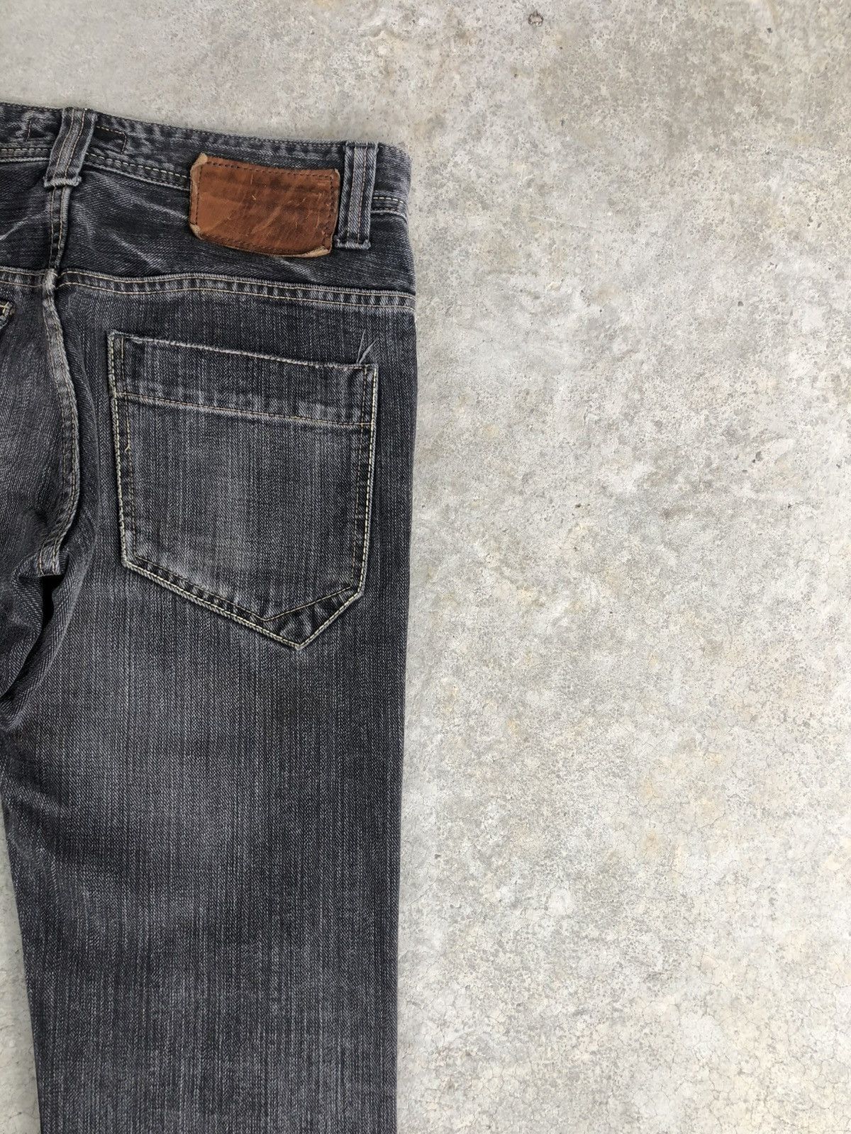 If Six Was Nine Japanese Johnbull Flared Jeans Distressed Denim Size US 32 / EU 48 - 10 Thumbnail