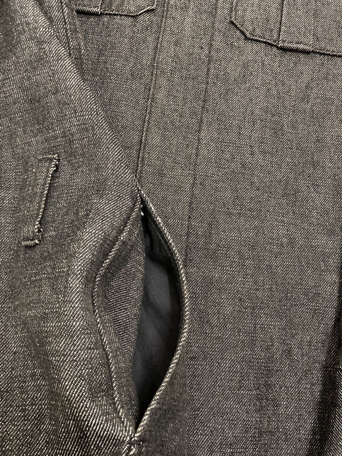 Attachment × Japanese Brand ATTACHMENT KAZUYUKI KUMAGAI wool/rayon denim cutoff coat Size US M / EU 48-50 / 2 - 9 Thumbnail