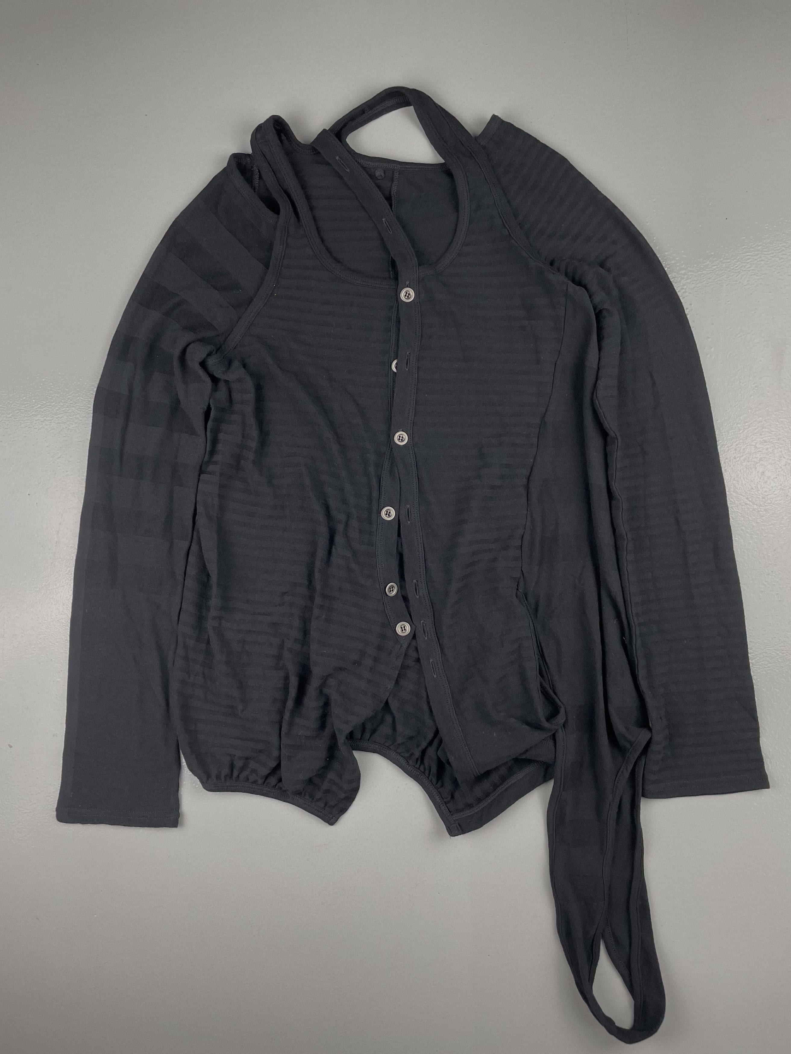 Yohji Yamamoto Y's Red Label - deconstructed cardigan - women's size 3 Size M / US 6-8 / IT 42-44 - 1 Thumbnail