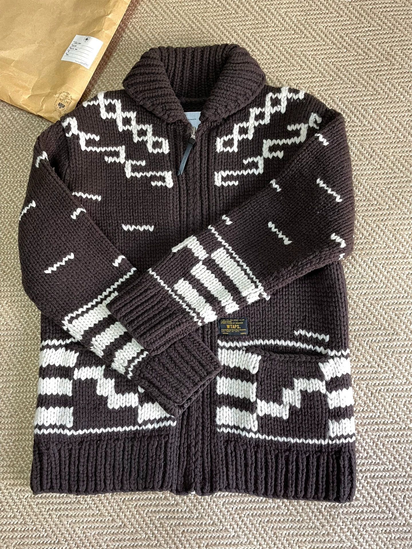 Wtaps WTAPS COWICHAN SWEATER WOOL 14AW S NEW DUSTBAG NO TAGS Size US S / EU 44-46 / 1 - 3 Thumbnail