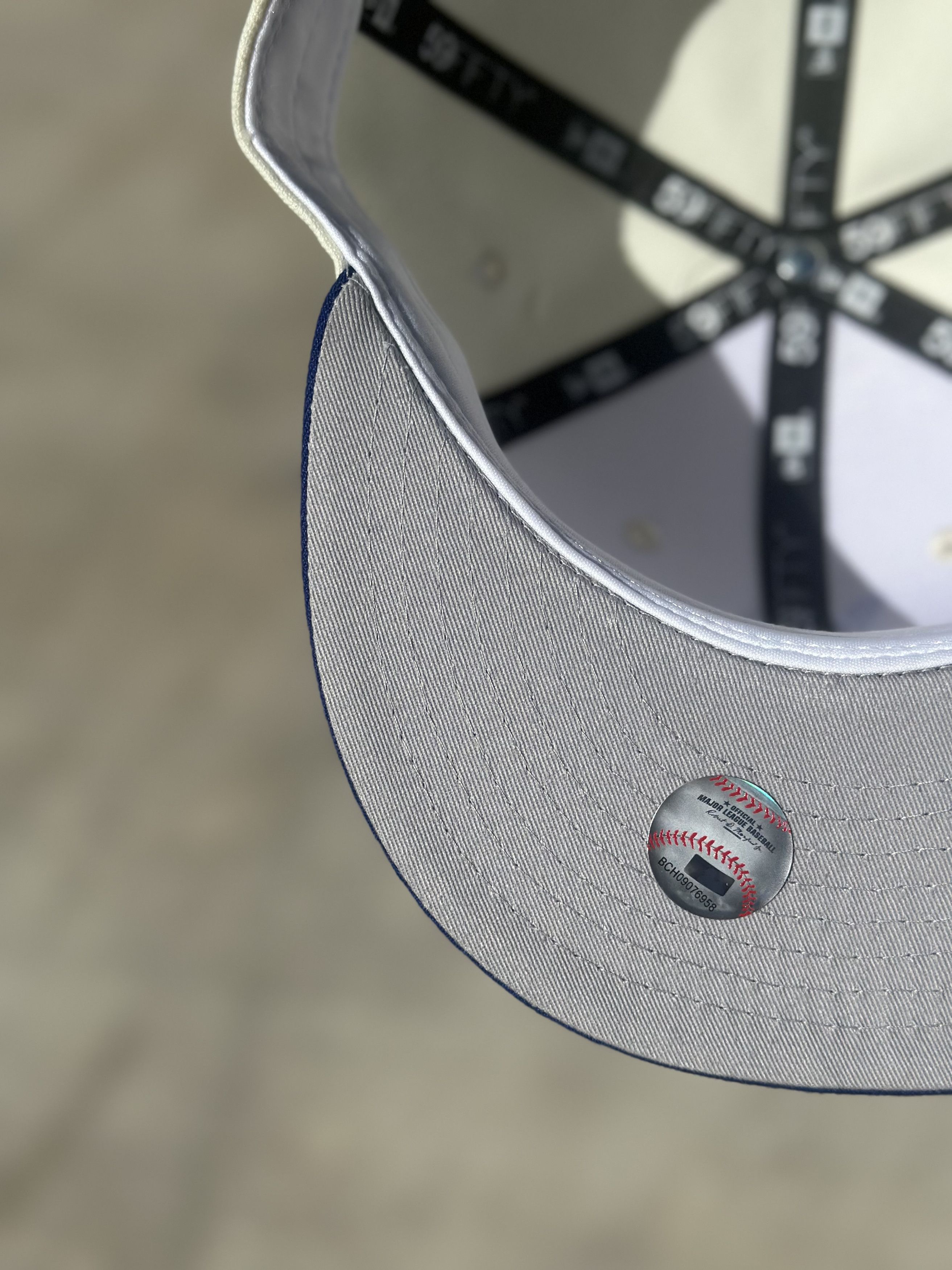 Hat Club 7 1/2 Brooklyn Dodgers 1955 WS Champions Fitted Size ONE SIZE - 4 Thumbnail
