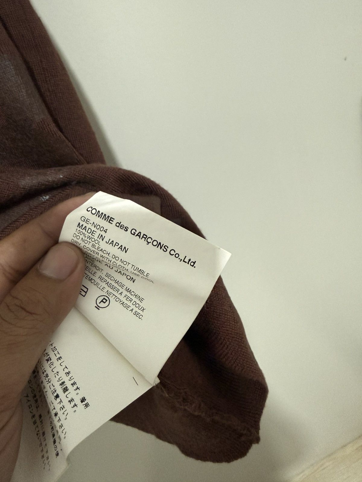 Comme des Garcons Comme des garcons numbered knit Size US S / EU 44-46 / 1 - 3 Thumbnail