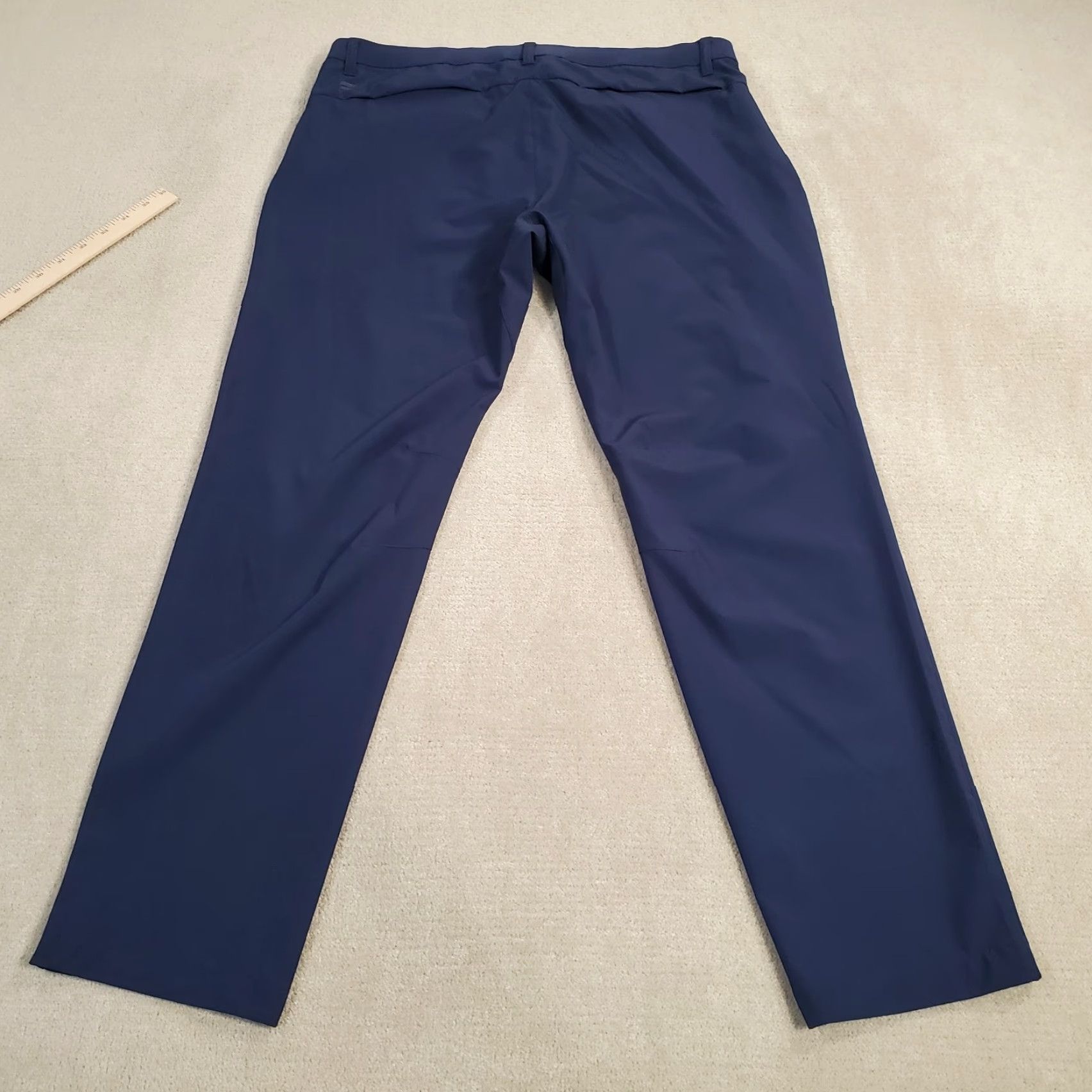 Fabletics Fabletics Pants Mens 34x29 Chino Flat Front Lightweight Performance Blue Regular Inseam 29 Logo Size US 34 / EU 50 - 7 Thumbnail