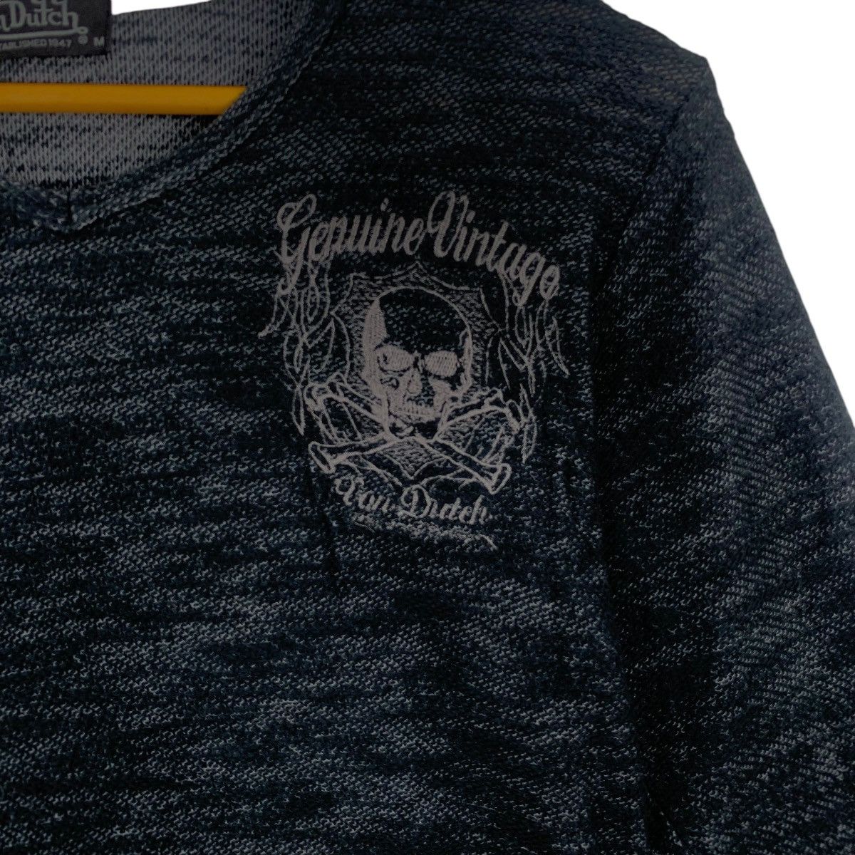 Von Dutch Vintage VON DUTCH MOTORCYCLE Skull Tee Shirt Top Bones Size XS / US 0-2 / IT 36-38 - 4 Thumbnail
