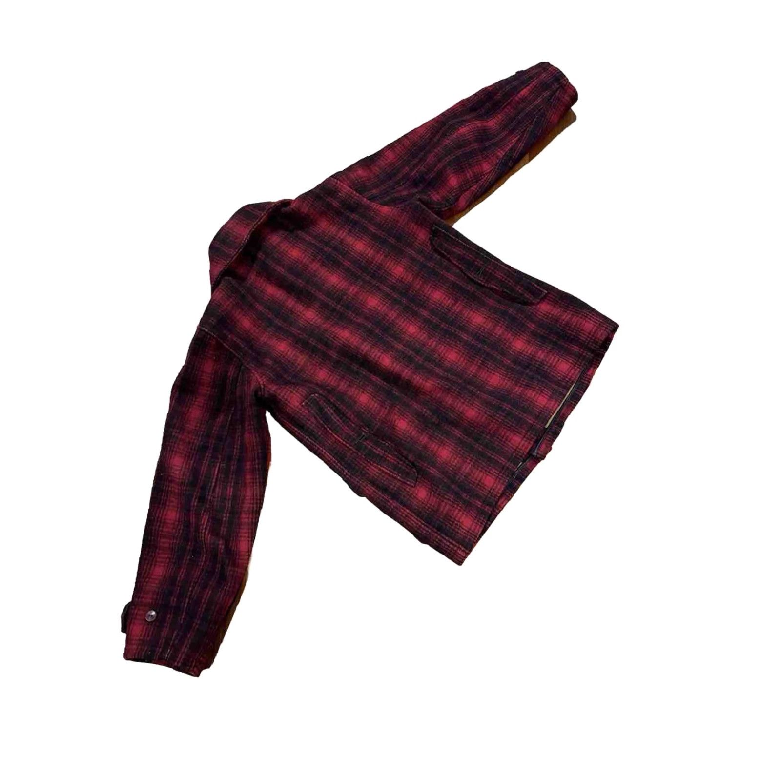 Vintage VINTAGE Woolrich Mackinaw 503 Buffalo Plaid Hunting Jacket Field Coat Sz 40 Size US XXS / EU 40 - 7 Thumbnail