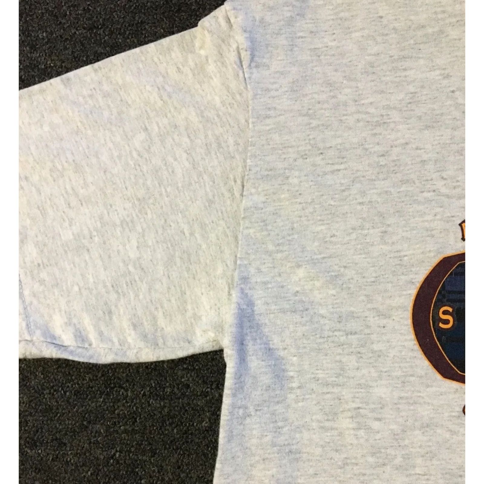 Vintage VINTAGE ASU Sun Devils Faded Spellout Shirt M L Gray 90s College University USA Sun Devils Mens Size US M / EU 48-50 / 2 - 3 Thumbnail
