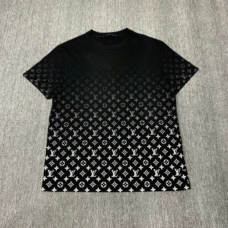 LV Black Gradient Print Short Sleeve - dmc