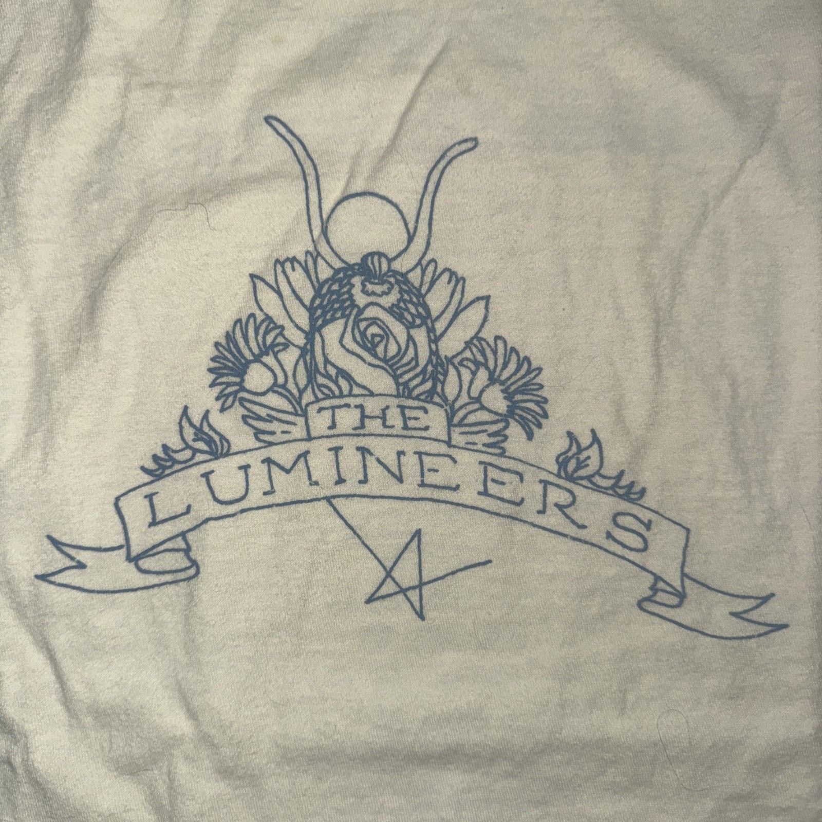 Band Tees The Lumineers Band T-Shirt Cream XS 16x23 Size US XS / EU 42 / 0 - 2 Thumbnail