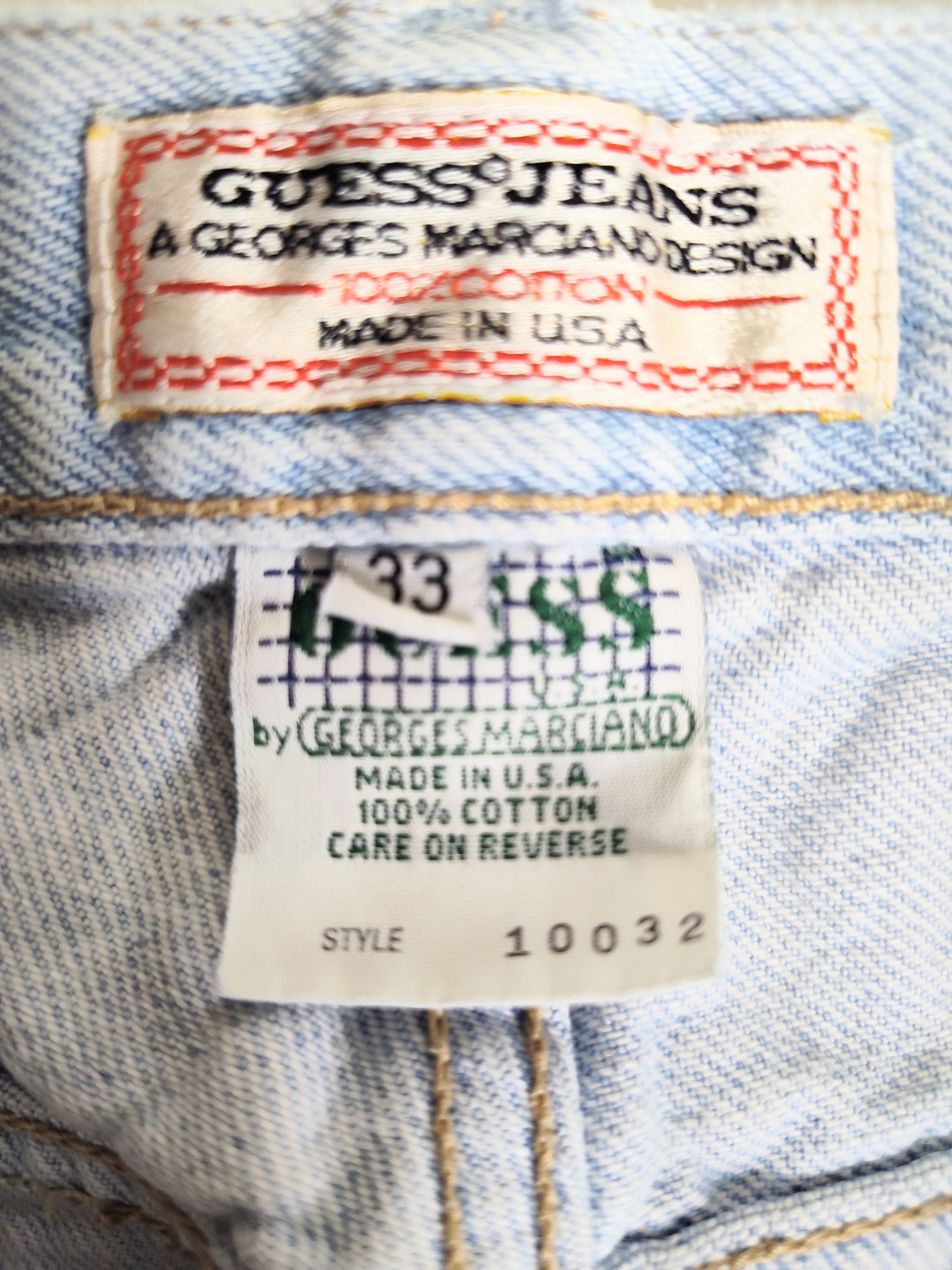 Georges Marciano Vintage Georges Marcino Guess Jeans Size US 33 - 3 Thumbnail