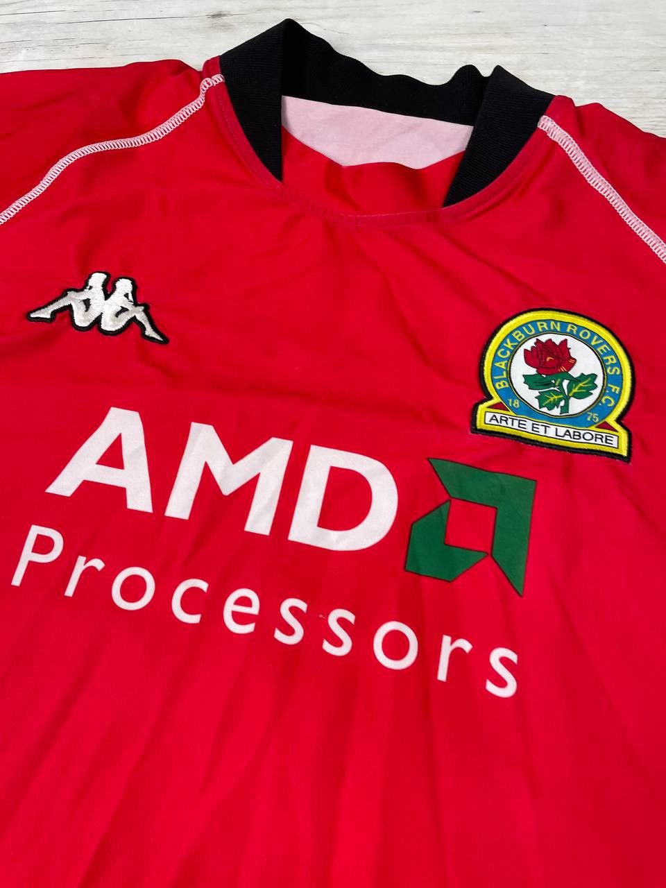 Kappa Vintage Kappa BLACKBURN 2002 2003 Cole #9 Away Shirt Jersey Size US XL / EU 56 / 4 - 7 Thumbnail