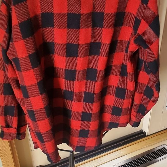 Vintage Vintage Peters Whaler Red Buffalo Plaid Wool Long Sleeve Sz Size US M / EU 48-50 / 2 - 2 Thumbnail