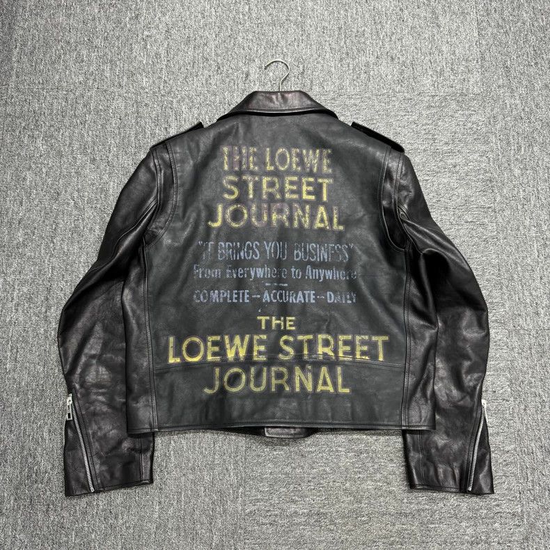 Loewe LOEWE Motorcycle leather jacket Size L / US 10 / IT 46 - 6 Thumbnail