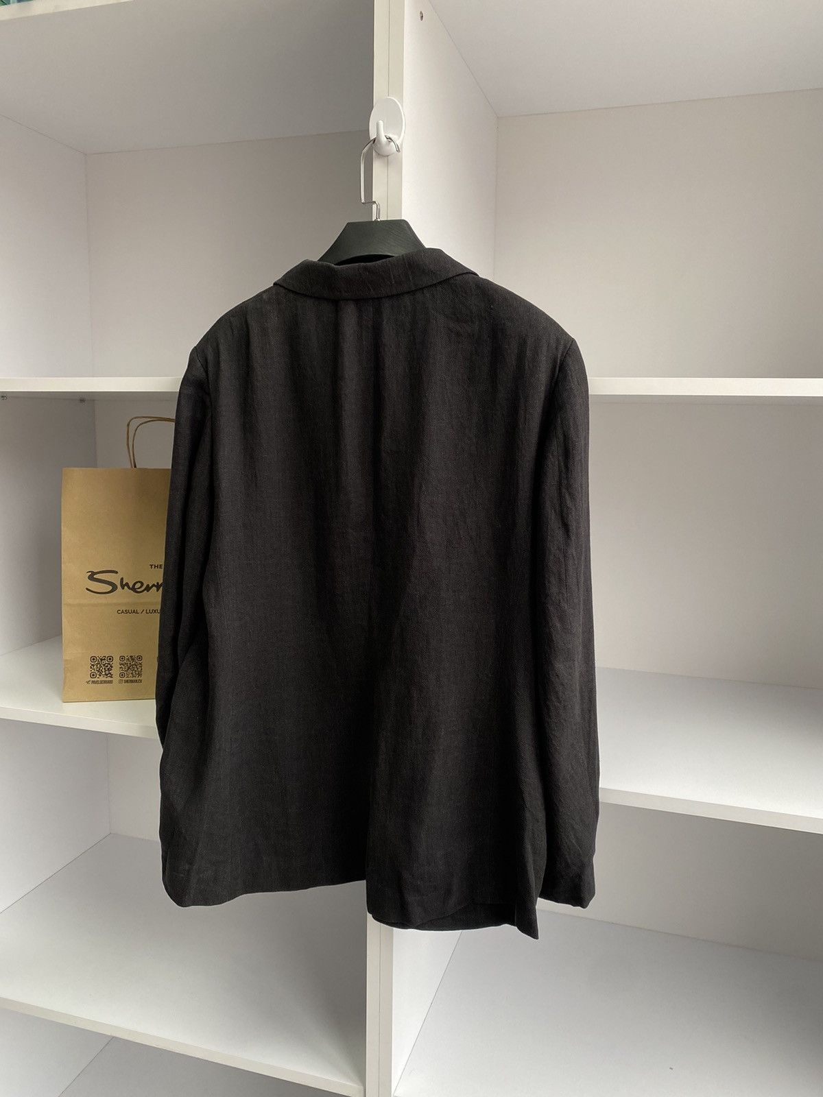 Designer × Jil Sander × Vintage Vintage Jil Sander Women’s Luxury Designer Grey Blazer Size L / US 10 / IT 46 - 14 Thumbnail