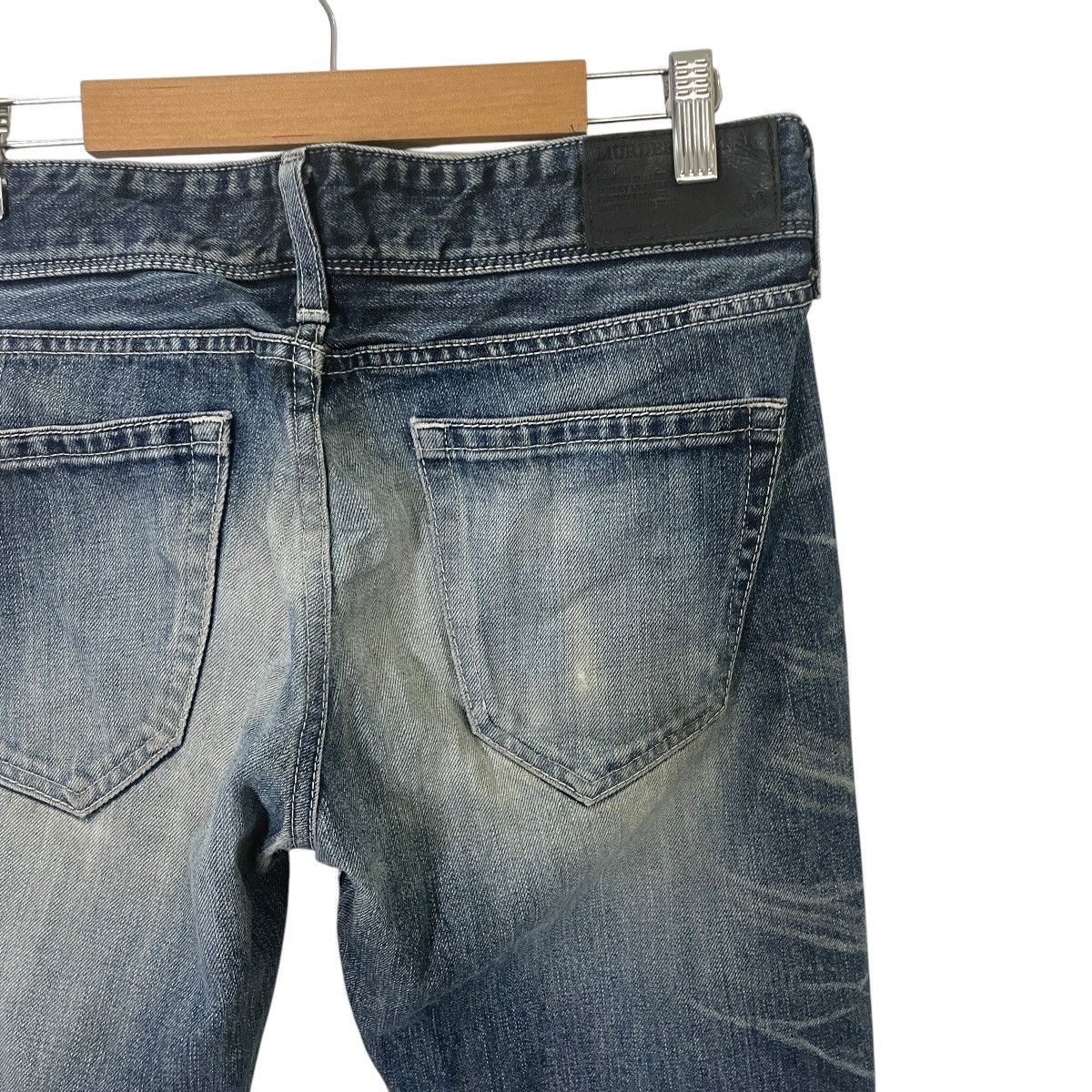 Murder License Vintage Murder License Japan Distressed Denim Jeans Size 33" - 11 Thumbnail