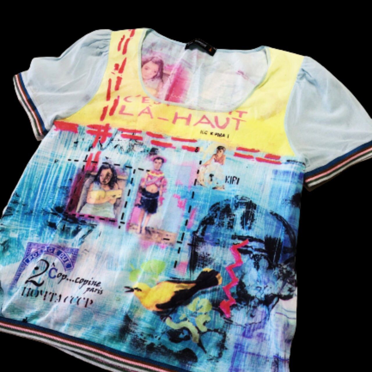 Cop Copine The Cop Copine Mesh Tee Hawaii Size ONE SIZE - 2 Thumbnail