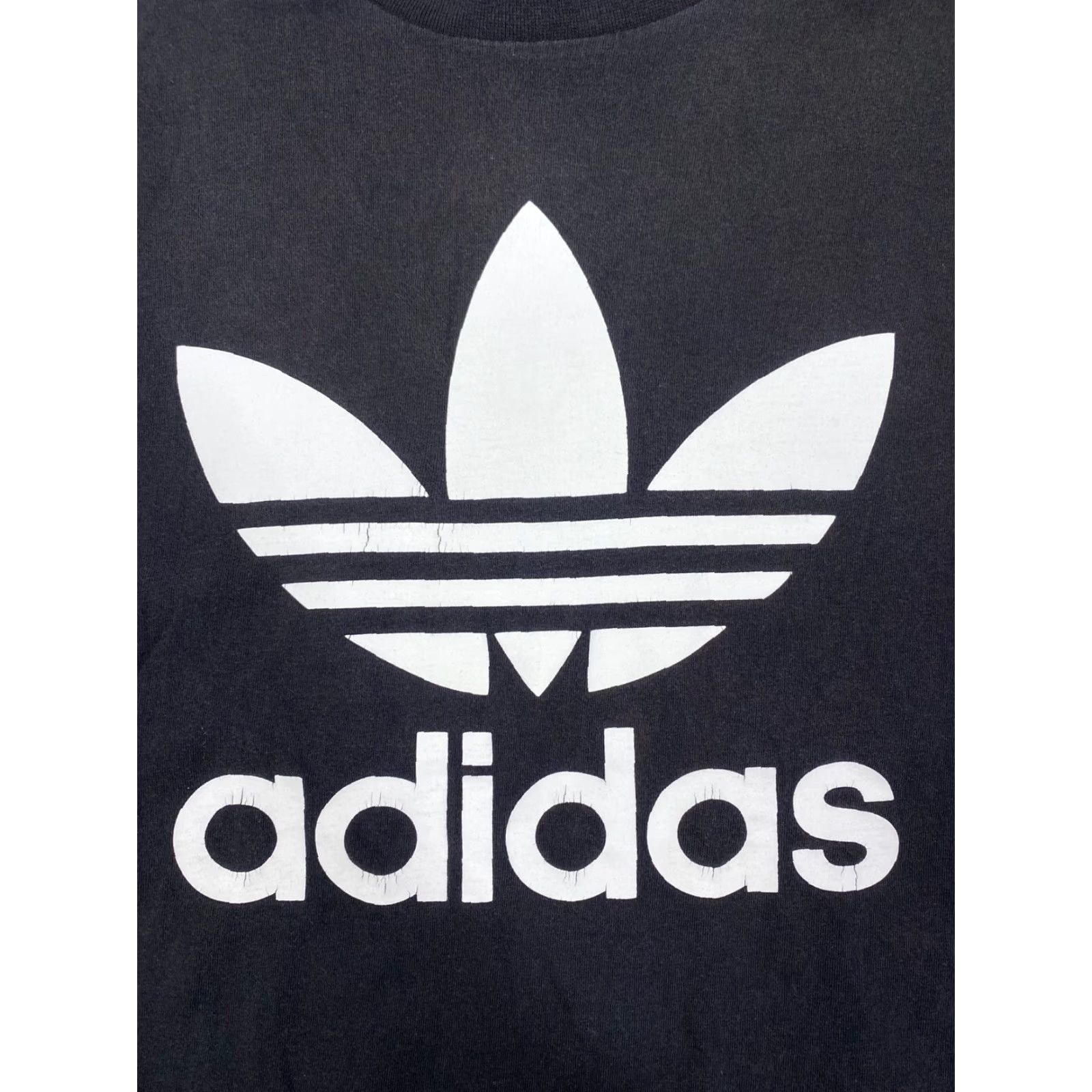 Adidas Adidas T-Shirt Black XL Logo Crew Neck Short Sleeve Mens Regular Graphic 3154 Size US XL / EU 56 / 4 - 2 Thumbnail