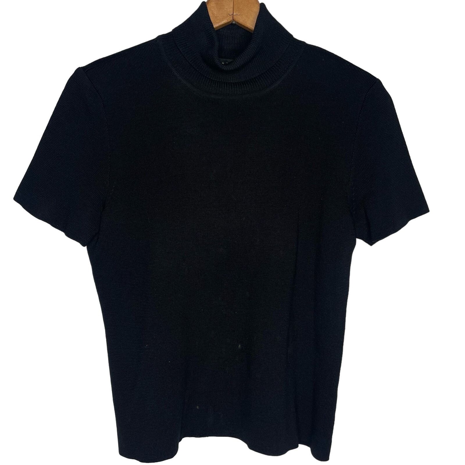 Other Dana Buchman Petite Short Sleeve Turtleneck Knit Top Size S / US 4 / IT 40 - 1 Thumbnail