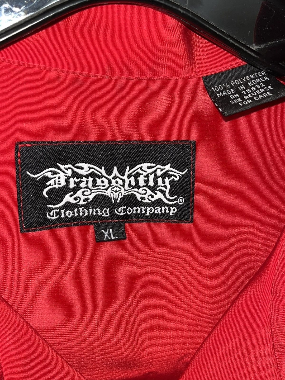4GSELLER × Vintage Crazy Y2K Baggy Faded Grunge Flame Skull ERD Casino Shirt Size US XL / EU 56 / 4 - 5 Thumbnail