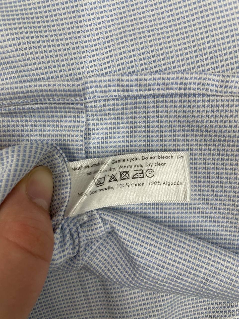 Eton Eton Men Cotton Shirt Button Down Long Sleeve Slim Fit Size US XL / EU 56 / 4 - 6 Thumbnail
