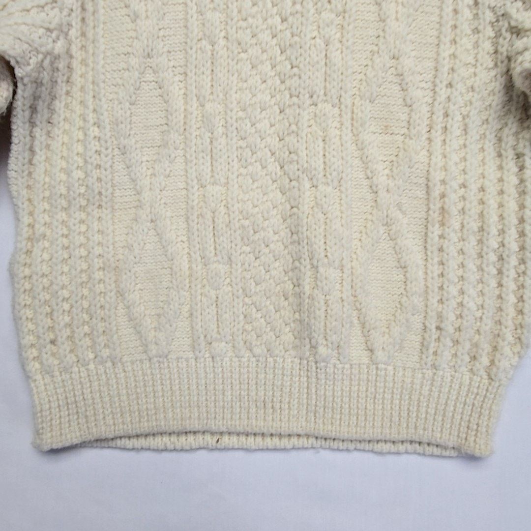 Sears Vintage Sears Sweater Cable Knit Wool 70s Mock Neck Small Size US S / EU 44-46 / 1 - 3 Thumbnail