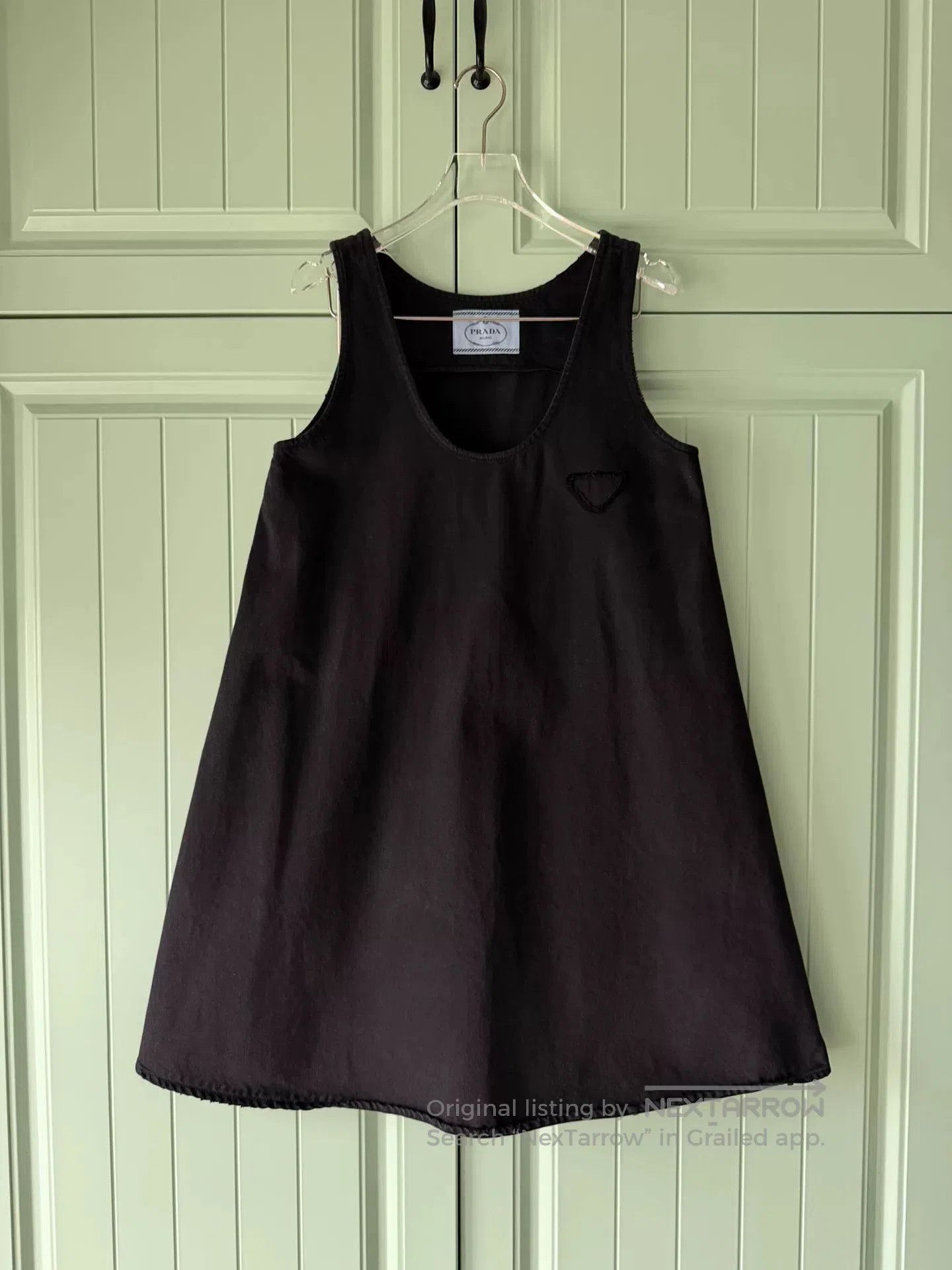Prada Prada Black Denim Camisole Dress. Size S / US 4 / IT 40 - 1 Thumbnail