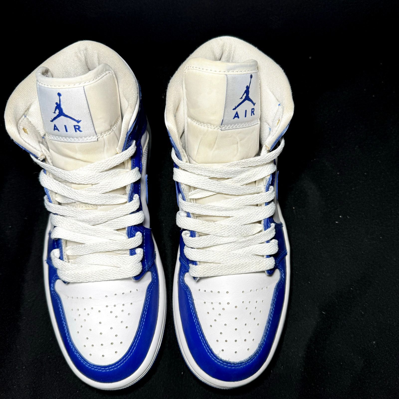 Jordan Brand × Nike Size 7.5 - Wmns Air Jordan 1 Mid Kentucky Blue Women's Shoes Size US 7.5 / IT 37.5 - 4 Thumbnail
