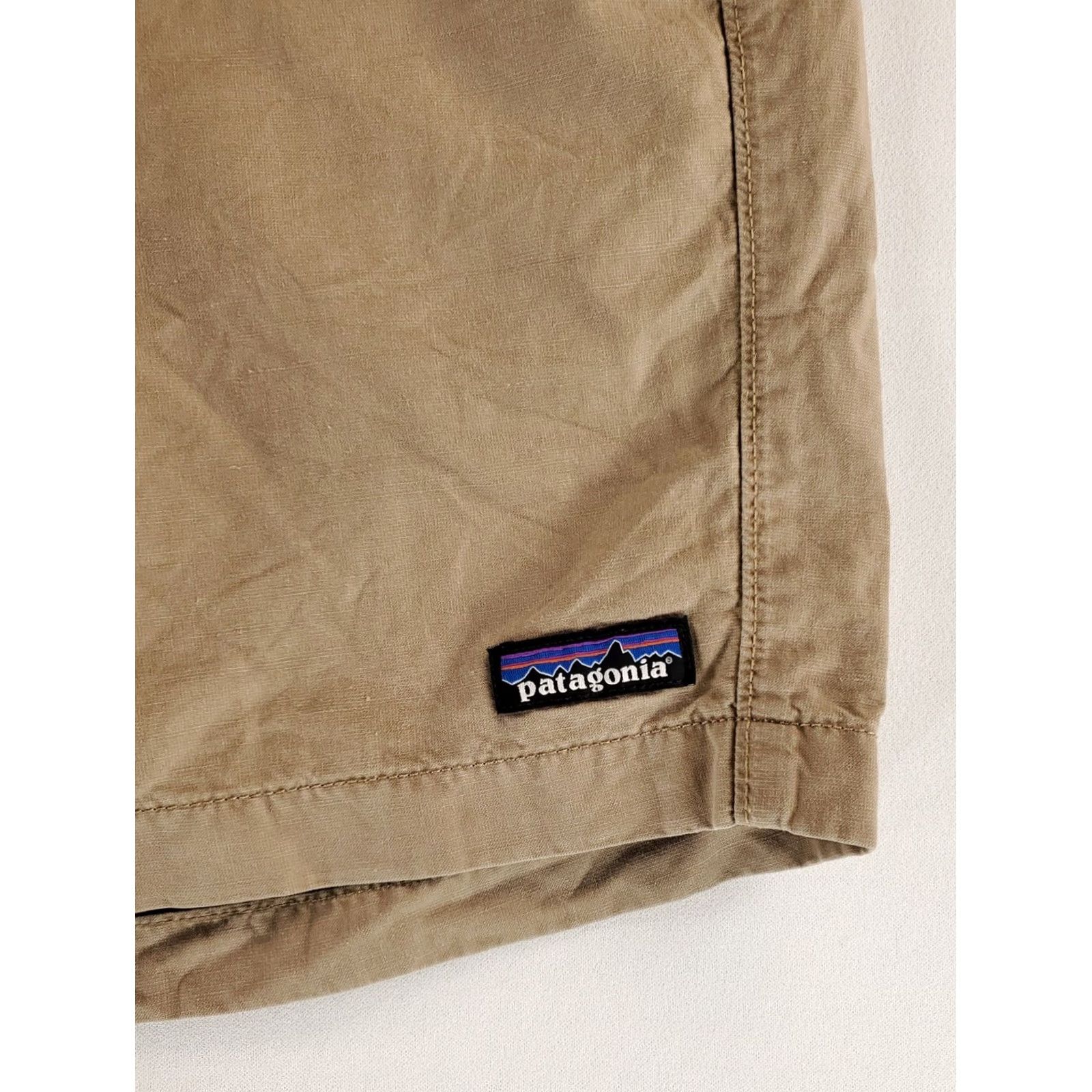 Patagonia Patagonia Shorts Mens 34 Hemp Lightweight All-Wear Chino Tan Brown Size US 34 / EU 50 - 2 Thumbnail