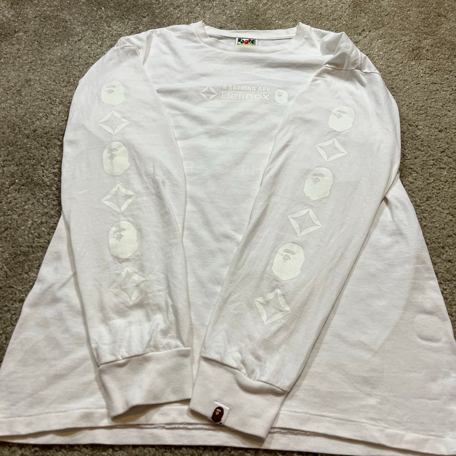 Bape × Nigo Authentic Bape x Helinox Longsleeve Tee XL Size US XL / EU 56 / 4 - 3 Thumbnail