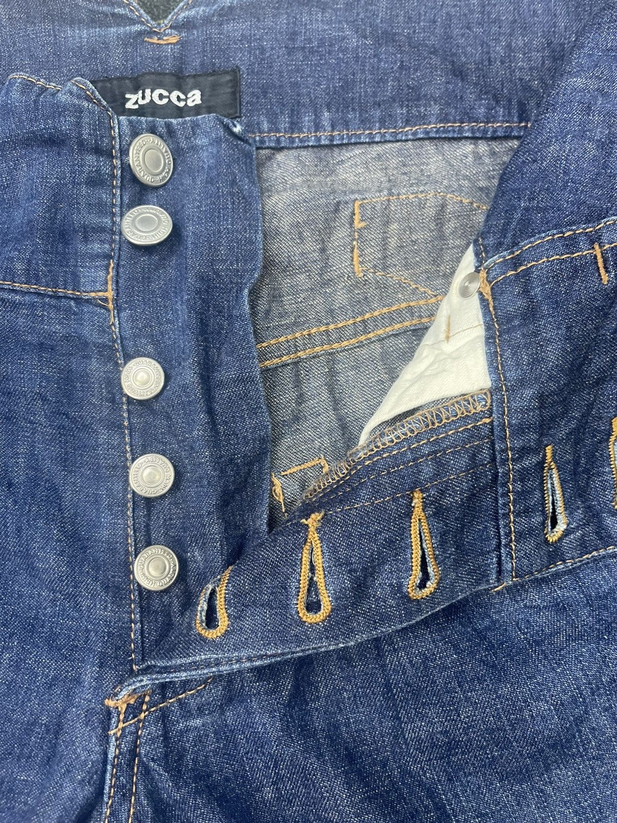 Zucca Vintage Zucca Baggy Wide Jeans Streetwear Size US 29 - 4 Thumbnail